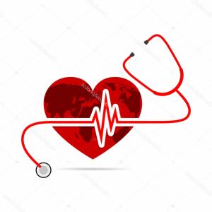 300x300 Stock Photo Color Pencil Drawing Of Symbol Of Heart - Stethoscope Drawing Heart