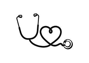 Stethoscope Drawing Heart at PaintingValley.com | Explore collection of ...