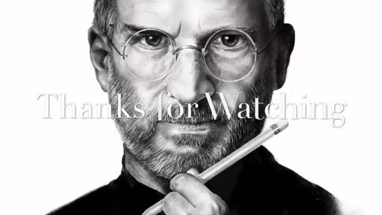 1280x720 steve jobs drawing on ipad pro using procreate and apple pencil - Steve Jobs Drawing