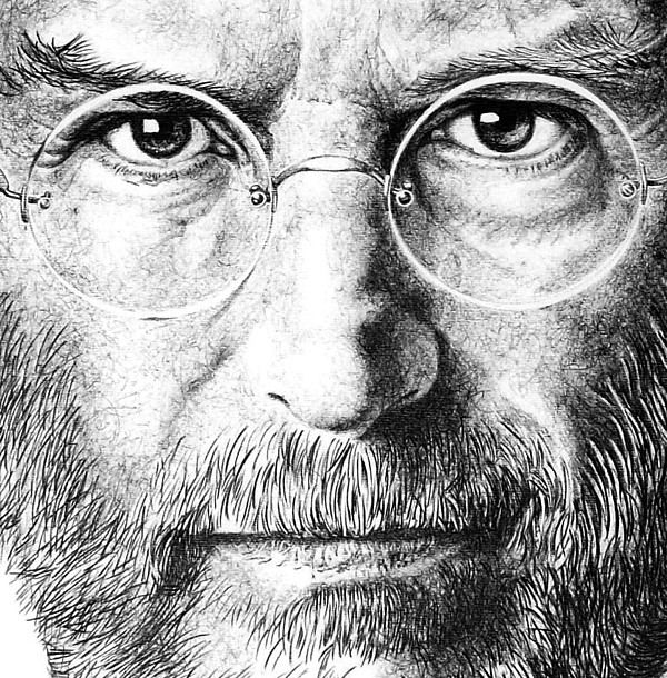 600x610 Steve Jobs Drawing - Steve Jobs Drawing