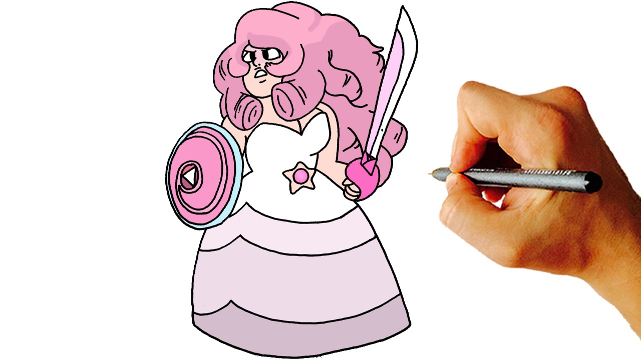 1280x720 How To Draw Rose - Steven Universe Drawings