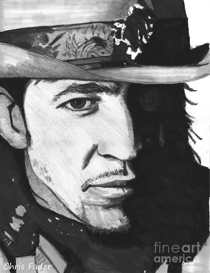692x900 stevie ray vaughan drawing - Stevie Ray Vaughan Drawing