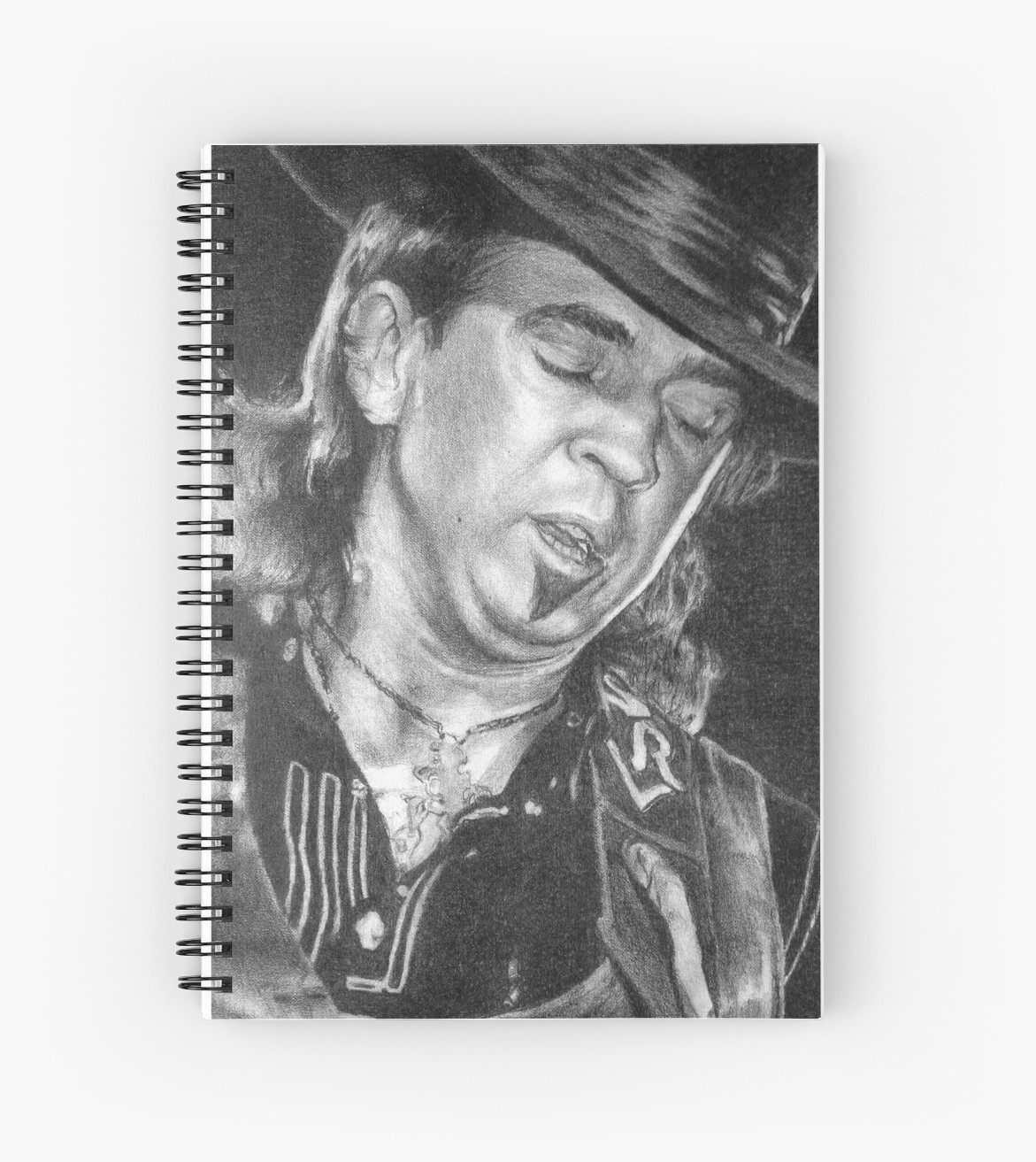 1171x1313 stevie ray vaughan srv spiral notebooks - Stevie Ray Vaughan Drawing
