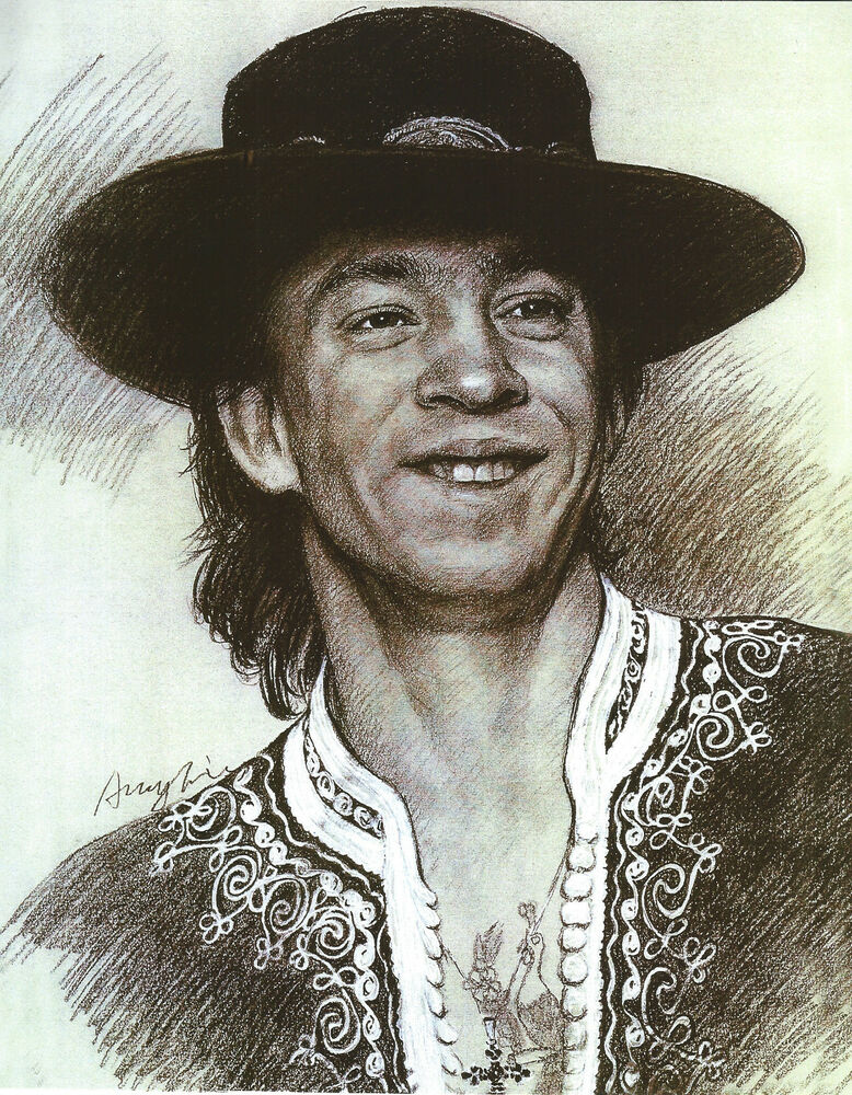 778x1000 stevie ray vaughan bw x photoart print with ultra pro - Stevie Ray Vaughan Drawing