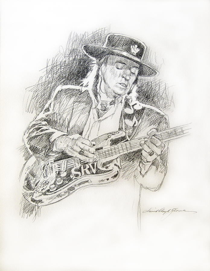 696x900 stevie ray vaughan - Stevie Ray Vaughan Drawing