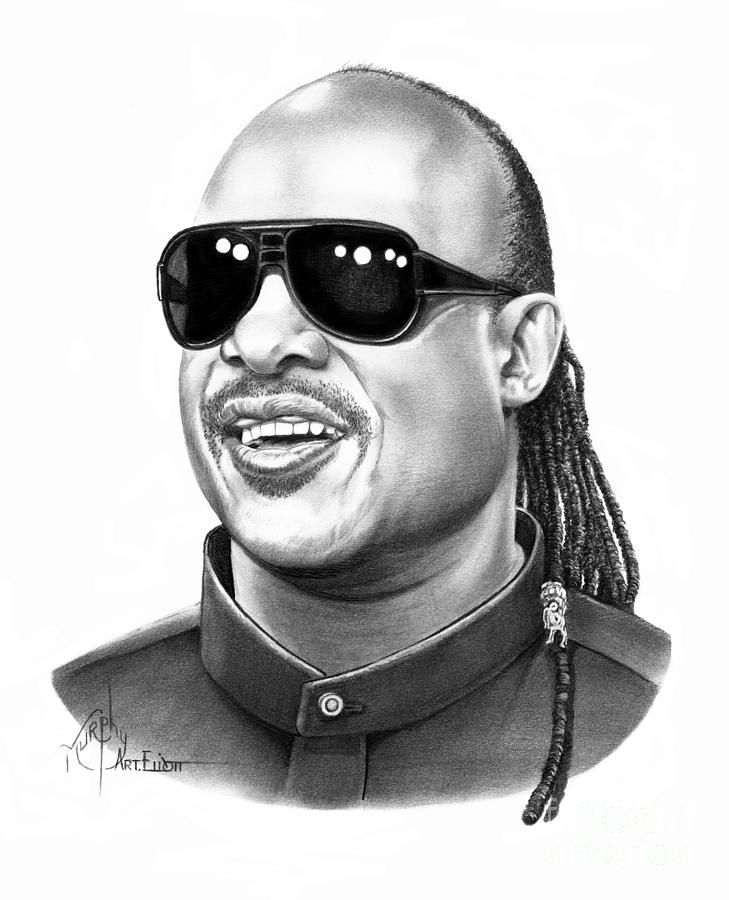 729x900 stevie wonder - Stevie Wonder Drawing