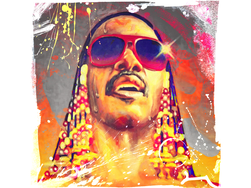 800x600 stevie wonder - Stevie Wonder Drawing