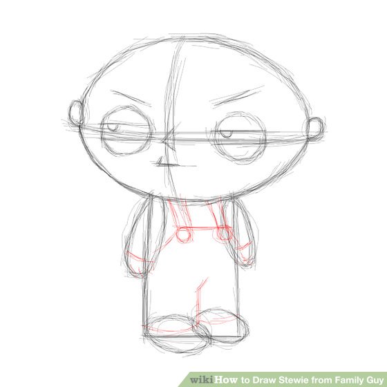 560x560 How To Draw Stewie From Family Guy - Stewie Drawing