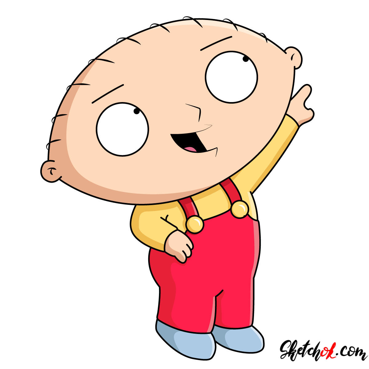 1200x1200 How To Draw Stewie Griffin - Stewie Drawing