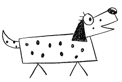 400x269 Stick Dog - Stick Dog Drawing