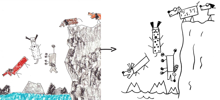 765x350 tom watson chicago children's literature writer author - Stick Dog Drawing