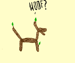 300x250 Stick Dog Drawing - Stick Dog Drawing