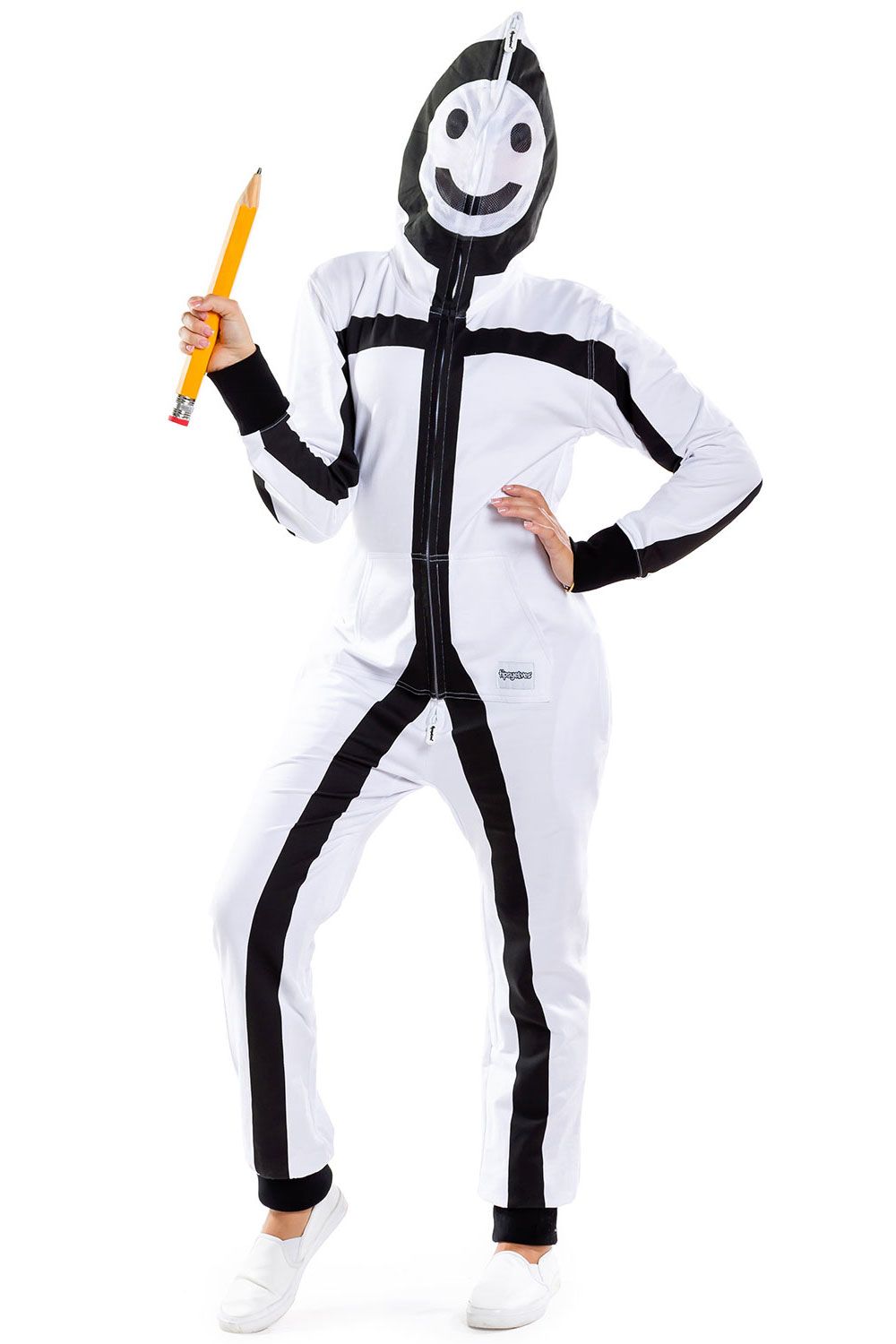 1000x1500 Women's Stick Figure Jumpsuit Tipsy Elves - Stick Drawing