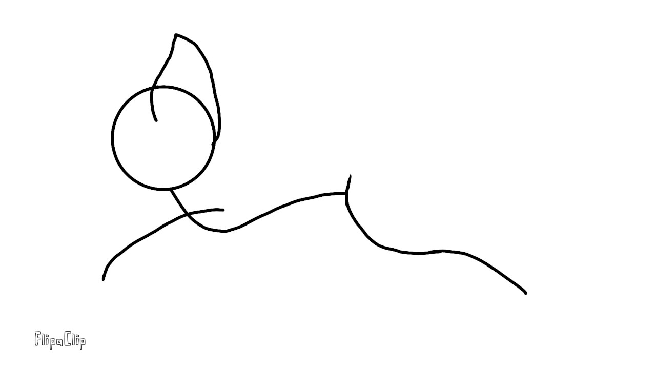 1280x720 Stick Figure Dog Running Test And No Tail - Stick Drawing Of A Dog