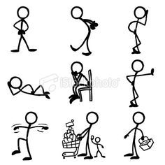 236x236 Best Stick Figure Drawing Images Easy Drawings, Doodle Art - Stick Figure Drawing