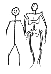 209x300 Stick Figure Drawing Drawing And Coloring - Stick Figure Drawing