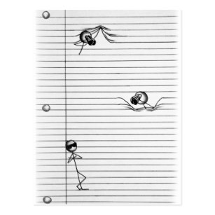 307x307 Stick Figure Drawing Postcards Zazzle Ca - Stick Figure Drawing