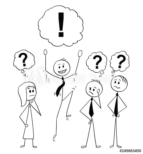 464x500 Cartoon Stick Figure Drawing Conceptual Illustration Of Group - Stick Figure Drawing