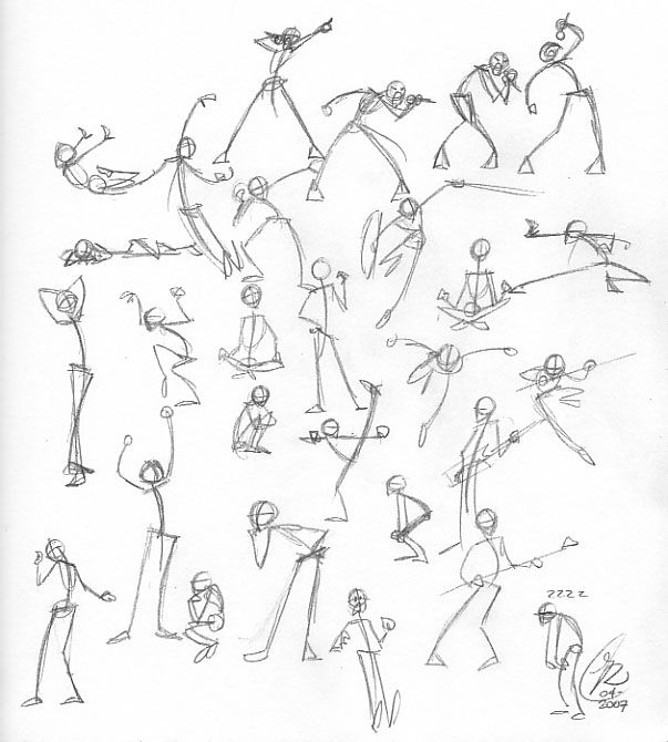 603x670 Art - Stick Figure Drawing Tutorial