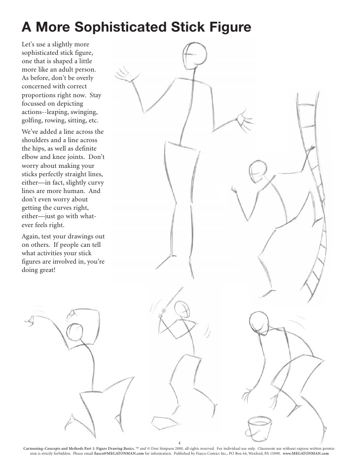 728x942 Figure Drawing Basics - Stick Figure Drawing Tutorial
