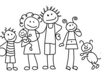 385x285 Family Clipart Stick Figure - Stick Figure Family Drawing
