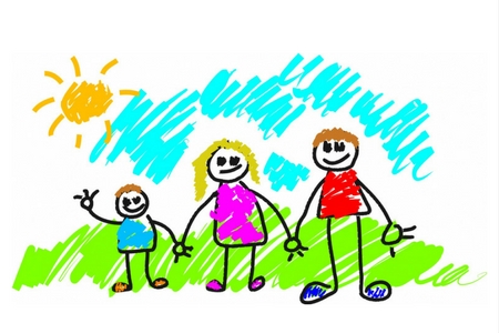 450x300 interpreting children's drawings to understand the psychological - Stick Figure Family Drawing