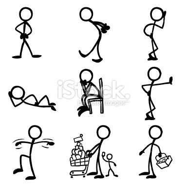 380x379 Stick Figure Family Drawing - Stick Figure Family Drawing