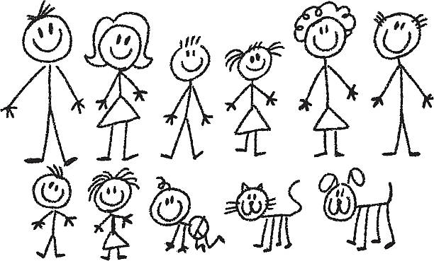 612x369 Stick Figure Family Clipart Clipart Station - Stick Figure Family Drawing