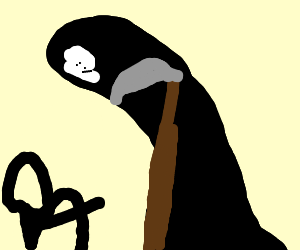 300x250 reaper hunched over curled up stick figure drawing - Stick Figure Turkey Drawing