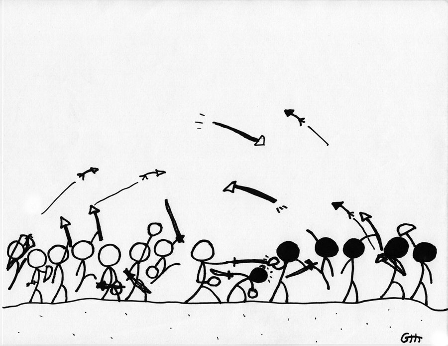 Stick Figure War Drawing at Explore collection of