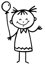 159x223 these cute girl stick figures are easy to draw and color! draw - Stick Girl Drawing