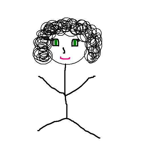 580x547 Drawings Pretty's Blog! - Stick Girl Drawing