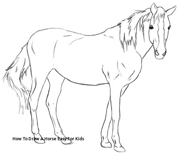 576x494 how to draw a horse easy for kids diy felt stick horses lia - Stick Horse Drawing