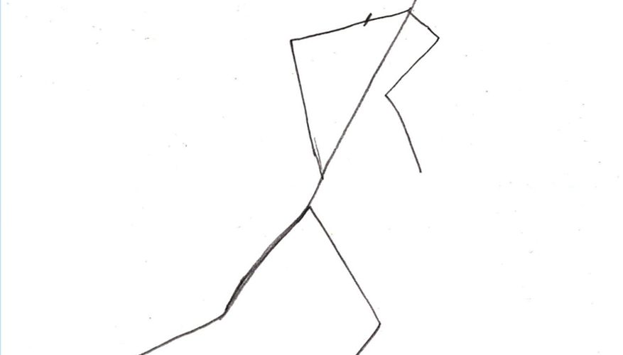 877x500 how to draw person running our pastimes - Stick Person Drawing