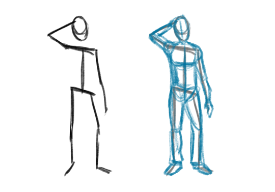 540x377 better a witty fool than a foolish wit can only draw - Stick Person Drawing