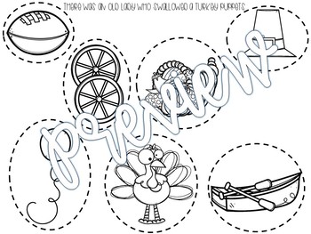 350x263 there was an old lady who swallowed a turkey stick puppets - Stick Turkey Drawing