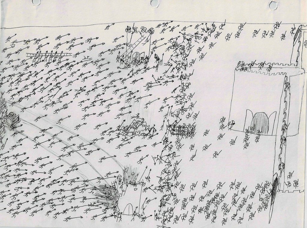 1024x760 any other kids out there who loved to draw massive stick figure - Stick War Drawing