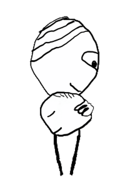 250x385 How To Draw A Stick Woman - Stick Woman Drawing