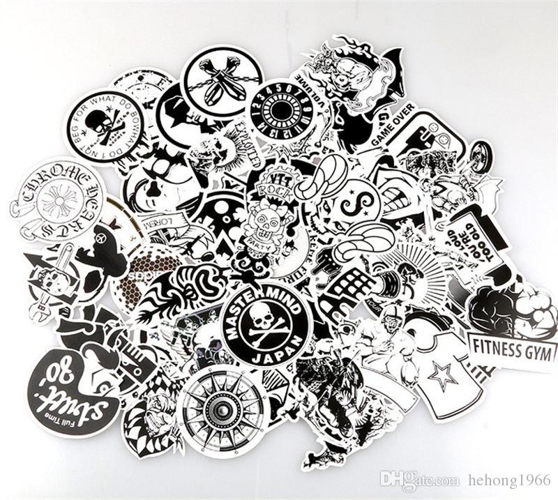 800x717 personality scrawl stickers black and white cartoon doodle sticker - Sticker Drawing