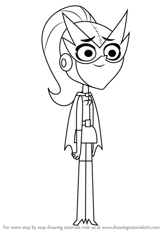 567x800 learn how to draw stiletto from grojband - Stiletto Drawing