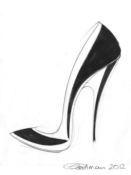 Stiletto Drawing at PaintingValley.com | Explore collection of Stiletto ...