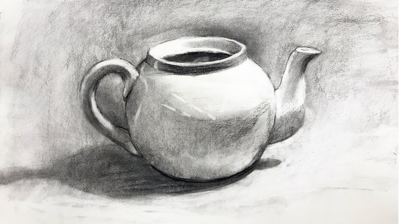 Still Life Black And White Drawing Easy at Explore