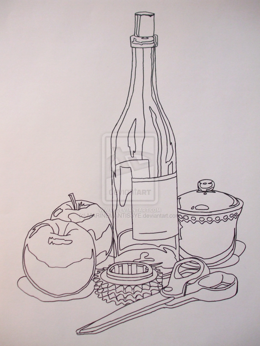 Still Life Contour Drawing at Explore collection