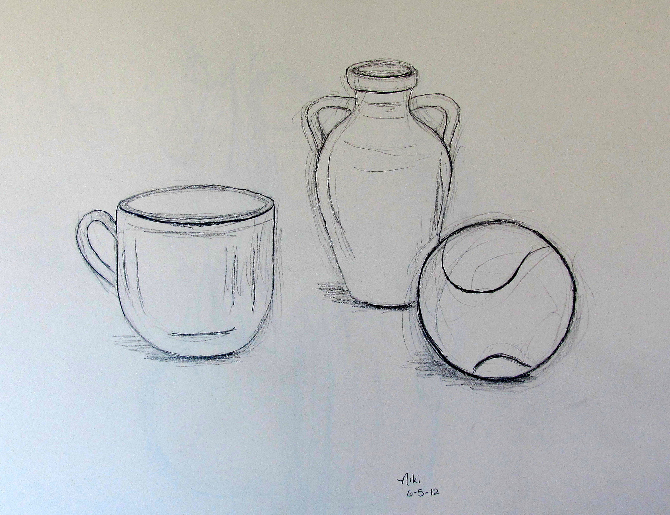 Still Life Contour Drawing At Paintingvalley Com Explore Collection Of Still Life Contour Drawing