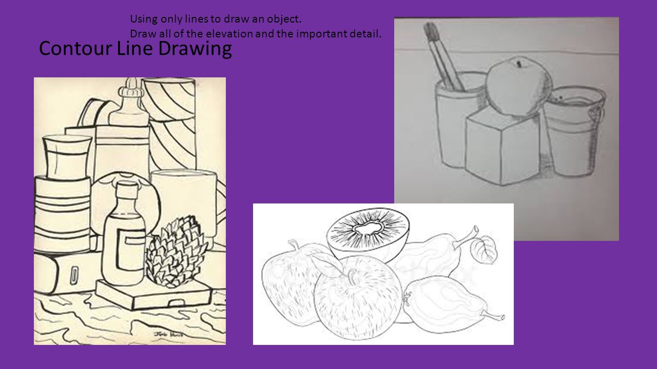 1280x720 Still Life Contour Line Drawing Using Only Lines To Draw - Still Life Contour Line Drawing