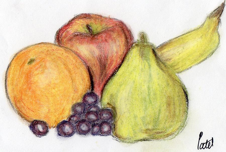 900x606 Still Life - Still Life Fruit Drawing