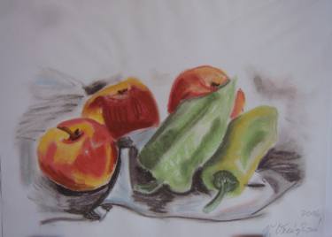 375x268 Still Life - Still Life Fruit Drawing