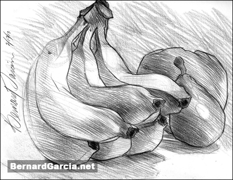 466x361 Drawing And Sketching - Still Life Fruit Drawing