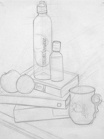 361x480 Park Sung Eun - Still Life Line Drawing