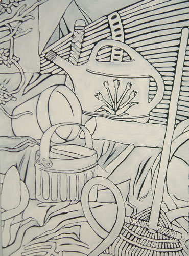 370x500 Portfolio Of Peggy Choi - Still Life Line Drawing